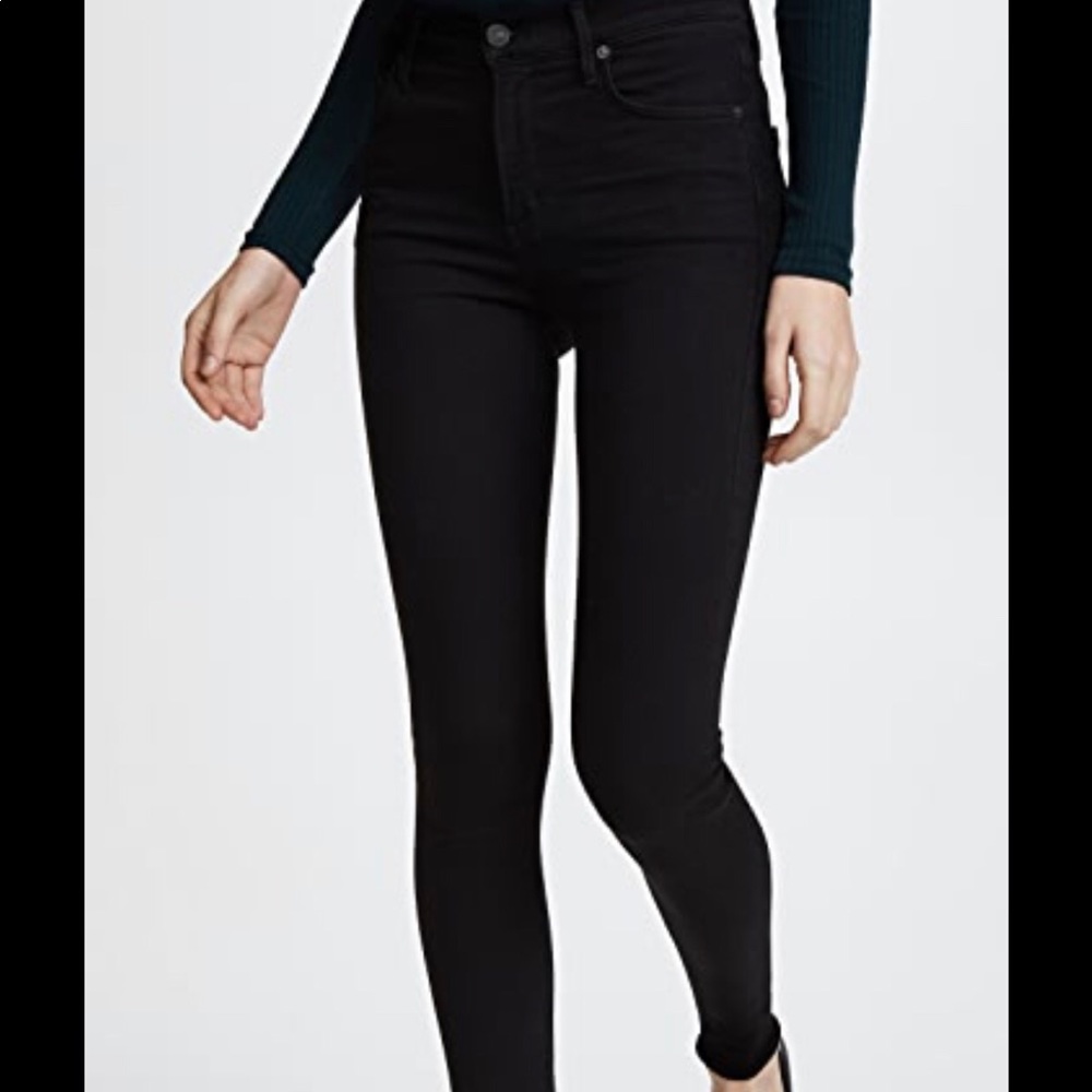 Citizens of Humanity Black High Rise Skinny Jean